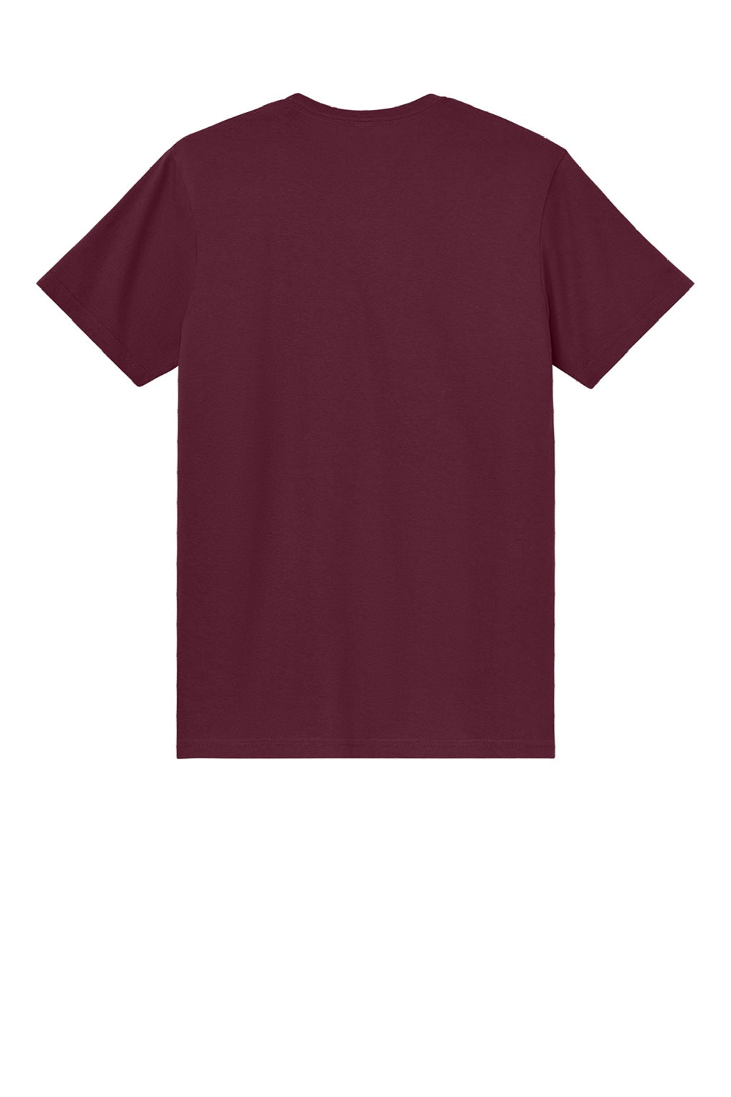 Gildan 3000 Mens Short Sleeve Crewneck T-Shirt Maroon Flat Back