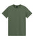 Gildan 3000 Mens Short Sleeve Crewneck T-Shirt Military Green Flat Front