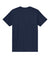 Gildan 3000 Mens Short Sleeve Crewneck T-Shirt Navy Blue Flat Back