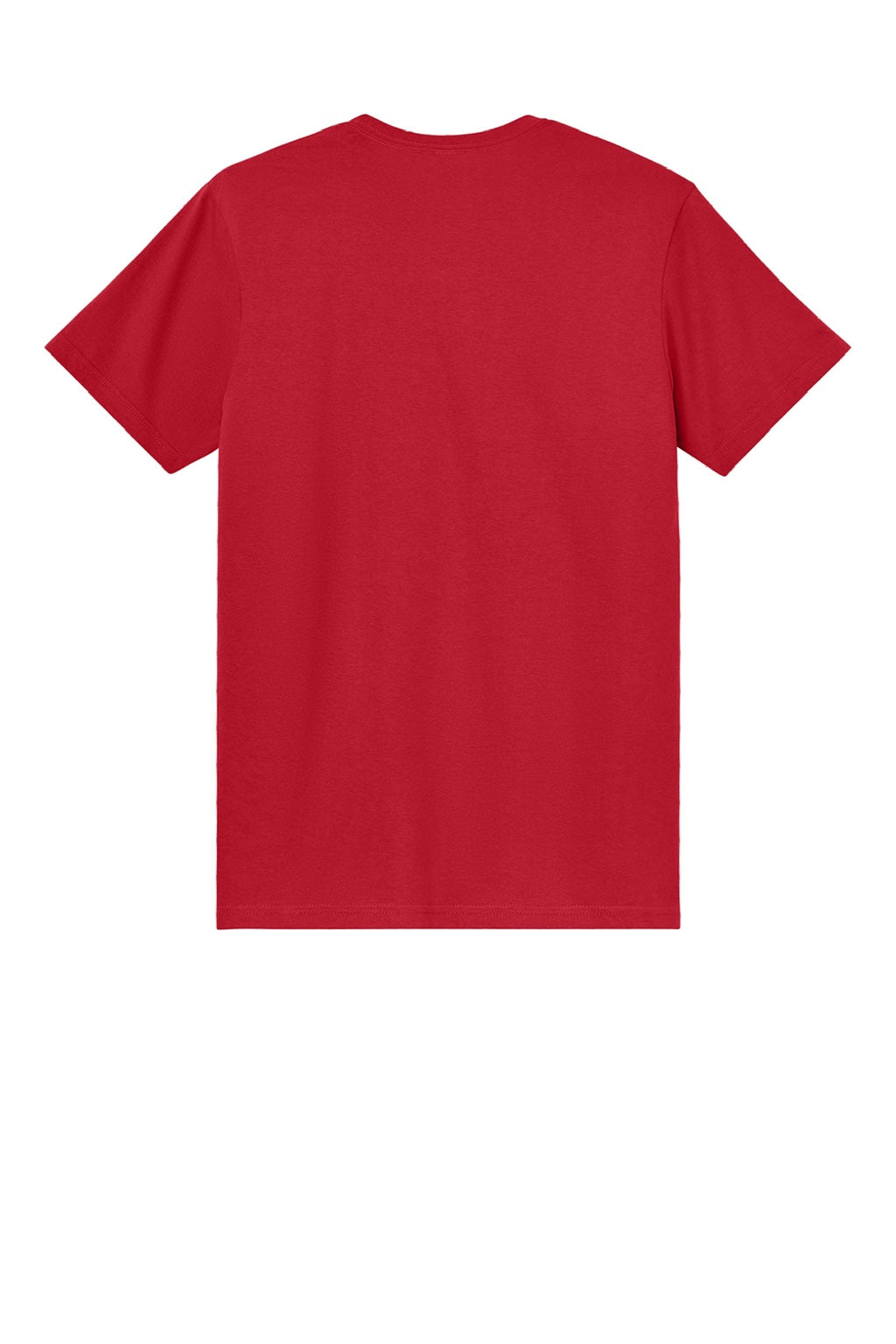 Gildan 3000 Mens Short Sleeve Crewneck T-Shirt Red Flat Back