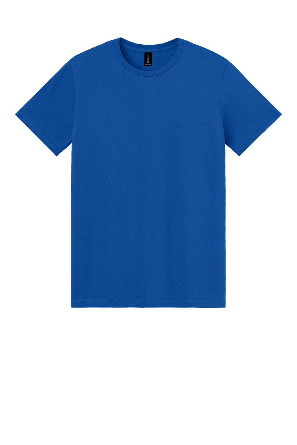 Gildan 3000 Mens Short Sleeve Crewneck T-Shirt Royal Blue Flat Front