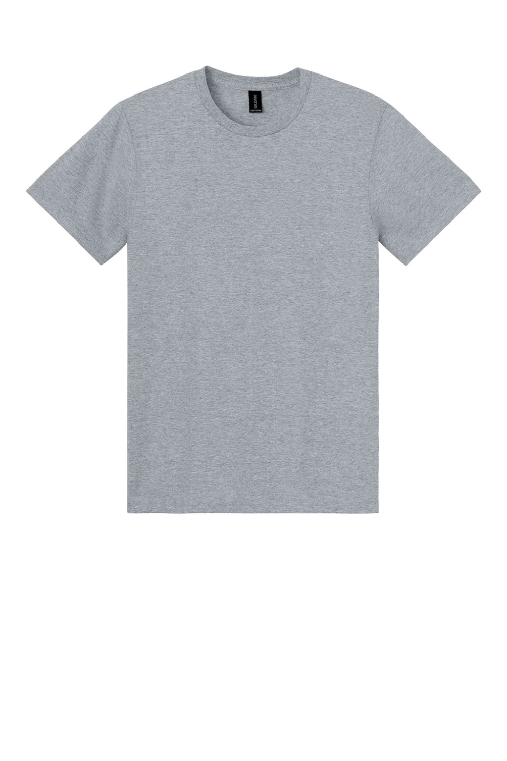 Gildan 3000 Mens Short Sleeve Crewneck T-Shirt Sport Grey Flat Front