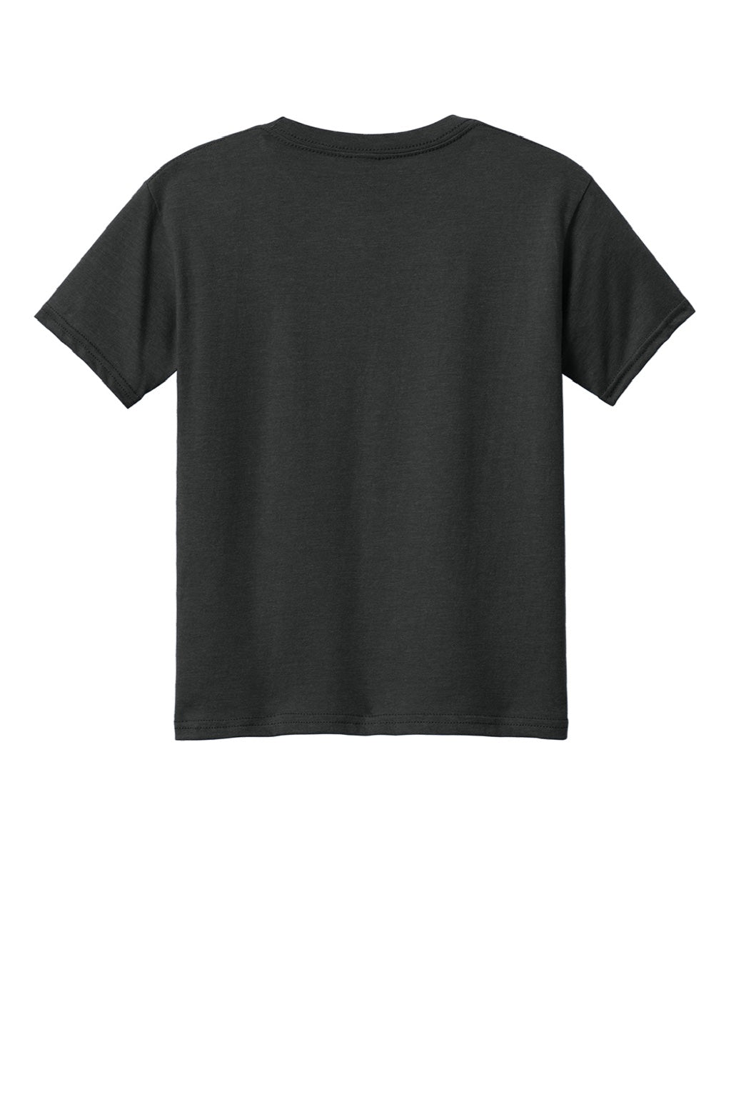 Gildan 64000BCVC Youth Softstyle CVC Short Sleeve Crewneck T-Shirt Pitch Black Mist Flat Back