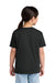 Gildan 64000BCVC Youth Softstyle CVC Short Sleeve Crewneck T-Shirt Pitch Black Mist Model Back