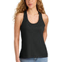 Gildan Womens Softstyle CVC Racerback Tank Top - Pitch Black Mist - NEW