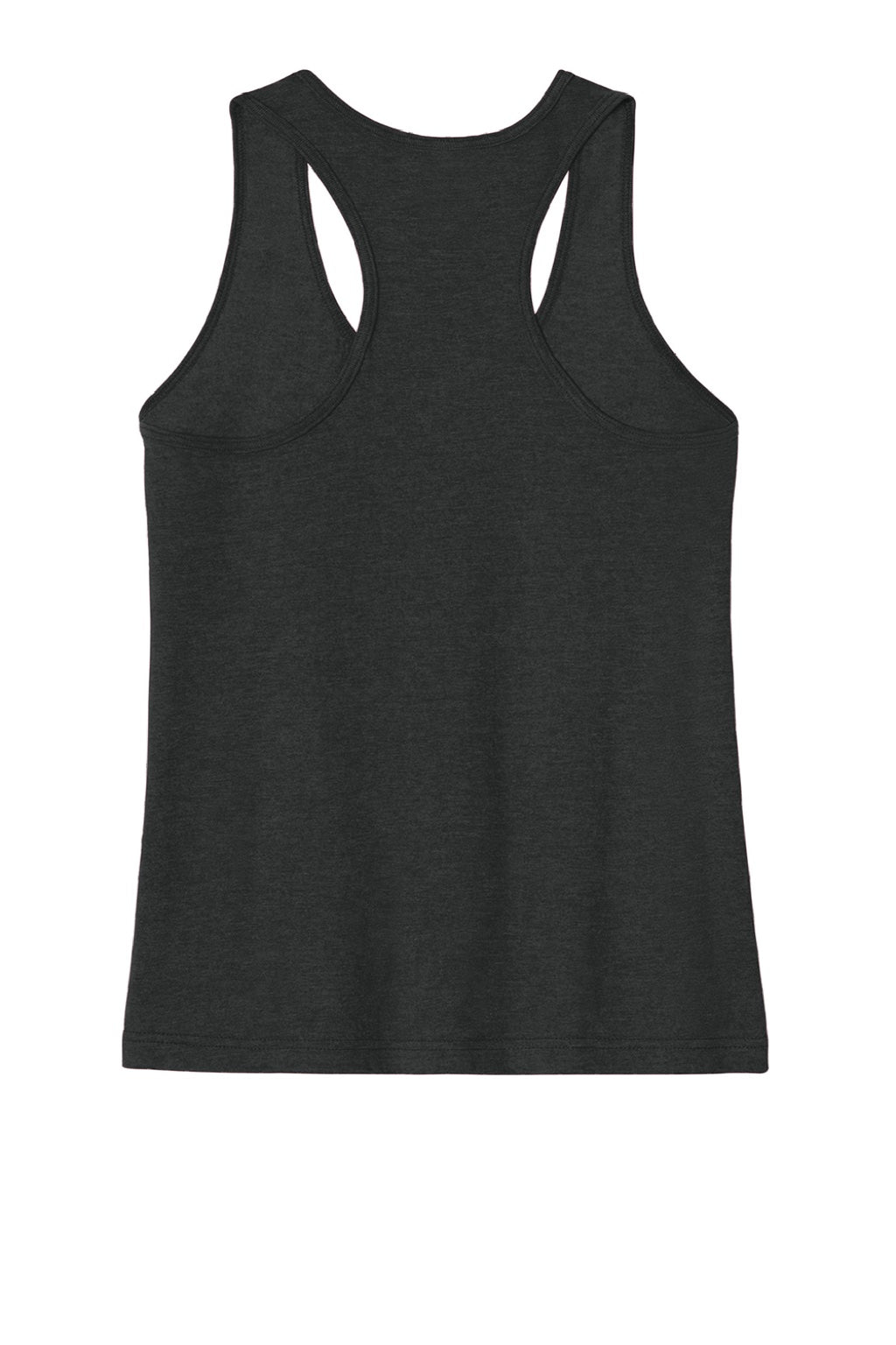 Gildan 64220LCVC Womens Softstyle CVC Racerback Tank Top Pitch Black Mist Flat Back