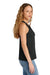 Gildan 64220LCVC Womens Softstyle CVC Racerback Tank Top Pitch Black Mist Model Side