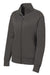 Sport-Tek LST241 Womens Sport-Wick Moisture Wicking Fleece Full Zip Sweatshirt w/ Pockets Iron Grey Flat Front