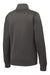 Sport-Tek LST241 Womens Sport-Wick Moisture Wicking Fleece Full Zip Sweatshirt w/ Pockets Iron Grey Flat Back