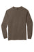 Comfort Colors 6014/C6014 Mens Long Sleeve Crewneck T-Shirt Espresso Brown Flat Front