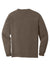 Comfort Colors 6014/C6014 Mens Long Sleeve Crewneck T-Shirt Espresso Brown Flat Back