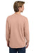 Comfort Colors 6014/C6014 Mens Long Sleeve Crewneck T-Shirt Peachy Model Back