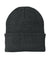 Port & Company Hats CP90 Unisex Knit Beanie Heather Charcoal Grey Flat Front