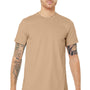 Bella + Canvas Mens Jersey Short Sleeve Crewneck T-Shirt - Sand Dune