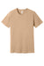 Bella + Canvas BC3001/3001 Mens Jersey Short Sleeve Crewneck T-Shirt Sand Dune Flat Front