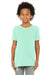 Bella + Canvas BC3001Y/3001Y Youth Jersey Short Sleeve Crewneck T-Shirt Mint Green Model Front