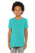 Bella + Canvas BC3001Y/3001Y Youth Jersey Short Sleeve Crewneck T-Shirt Teal Green Model Front