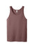 Bella + Canvas BC3480/3480 Mens Jersey Tank Top Mauve Flat Front