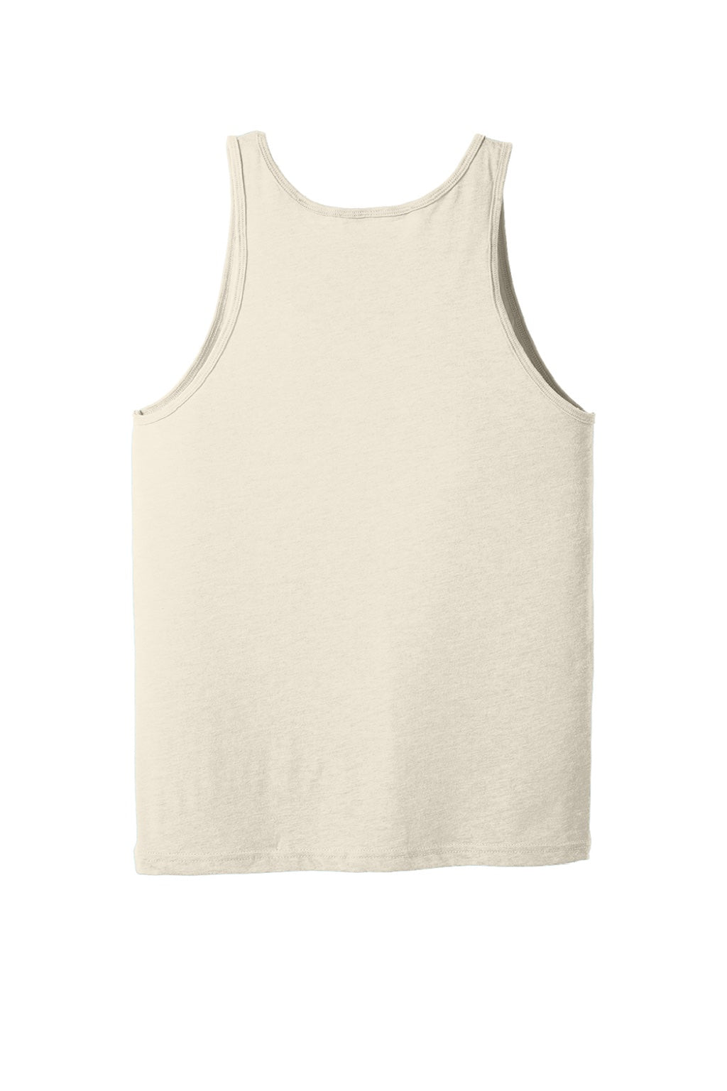 Bella + Canvas BC3480/3480 Mens Jersey Tank Top Natural Flat Back