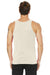 Bella + Canvas BC3480/3480 Mens Jersey Tank Top Natural Model Back