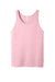 Bella + Canvas BC3480/3480 Mens Jersey Tank Top Pink Flat Front