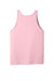 Bella + Canvas BC3480/3480 Mens Jersey Tank Top Pink Flat Back