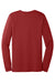 Bella + Canvas BC3501/3501 Mens Jersey Long Sleeve Crewneck T-Shirt Canvas Red Flat Back