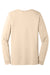 Bella + Canvas BC3501/3501 Mens Jersey Long Sleeve Crewneck T-Shirt Soft Cream Flat Back