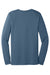 Bella + Canvas BC3501/3501 Mens Jersey Long Sleeve Crewneck T-Shirt Steel Blue Flat Back