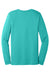 Bella + Canvas BC3501/3501 Mens Jersey Long Sleeve Crewneck T-Shirt Teal Green Flat Back