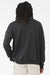 Bella + Canvas BC3945/3945 Mens Fleece Crewneck Sweatshirt Dark Grey Model Back