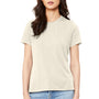 Bella + Canvas Womens Relaxed Jersey Short Sleeve Crewneck T-Shirt - Natural - NEW