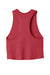 Bella + Canvas BC6682/6682 Womens Cropped Tank Top Heather Red Flat Back