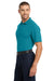 Port Authority K600 Mens EZPerformance Moisture Wicking Short Sleeve Polo Shirt Teal Green Model Side