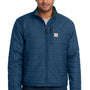 Carhartt Mens Gilliam Wind & Water Resistant Full Zip Jacket - Dark Blue