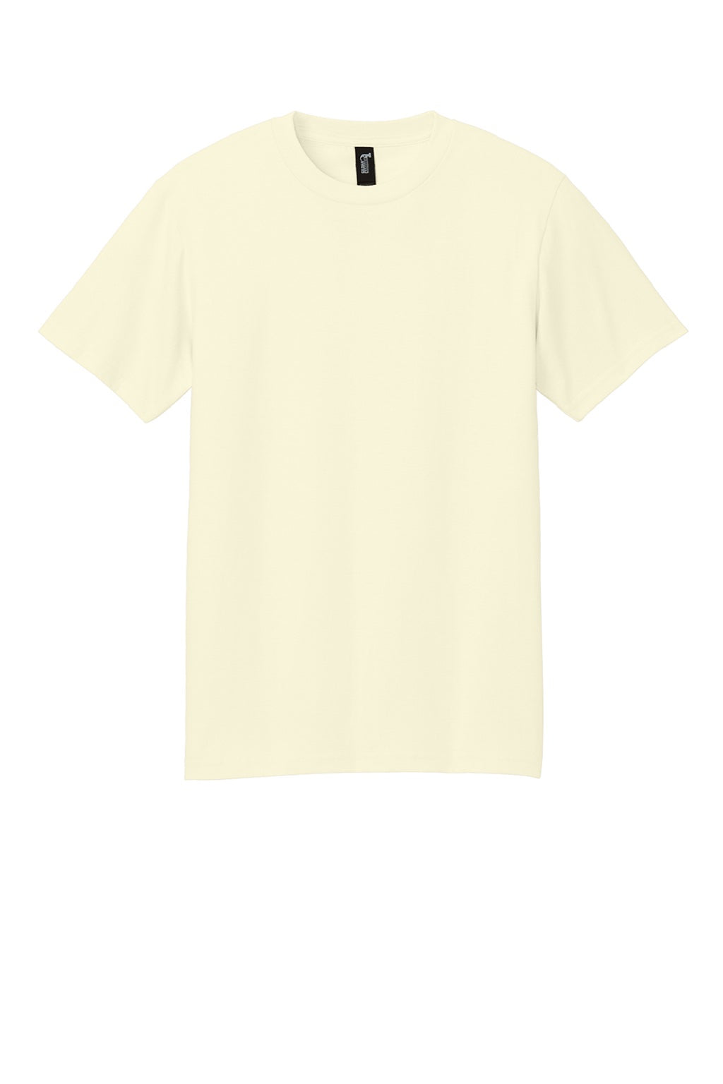 Gildan H000 Mens Hammer Short Sleeve Crewneck T-Shirt Off White Flat Front