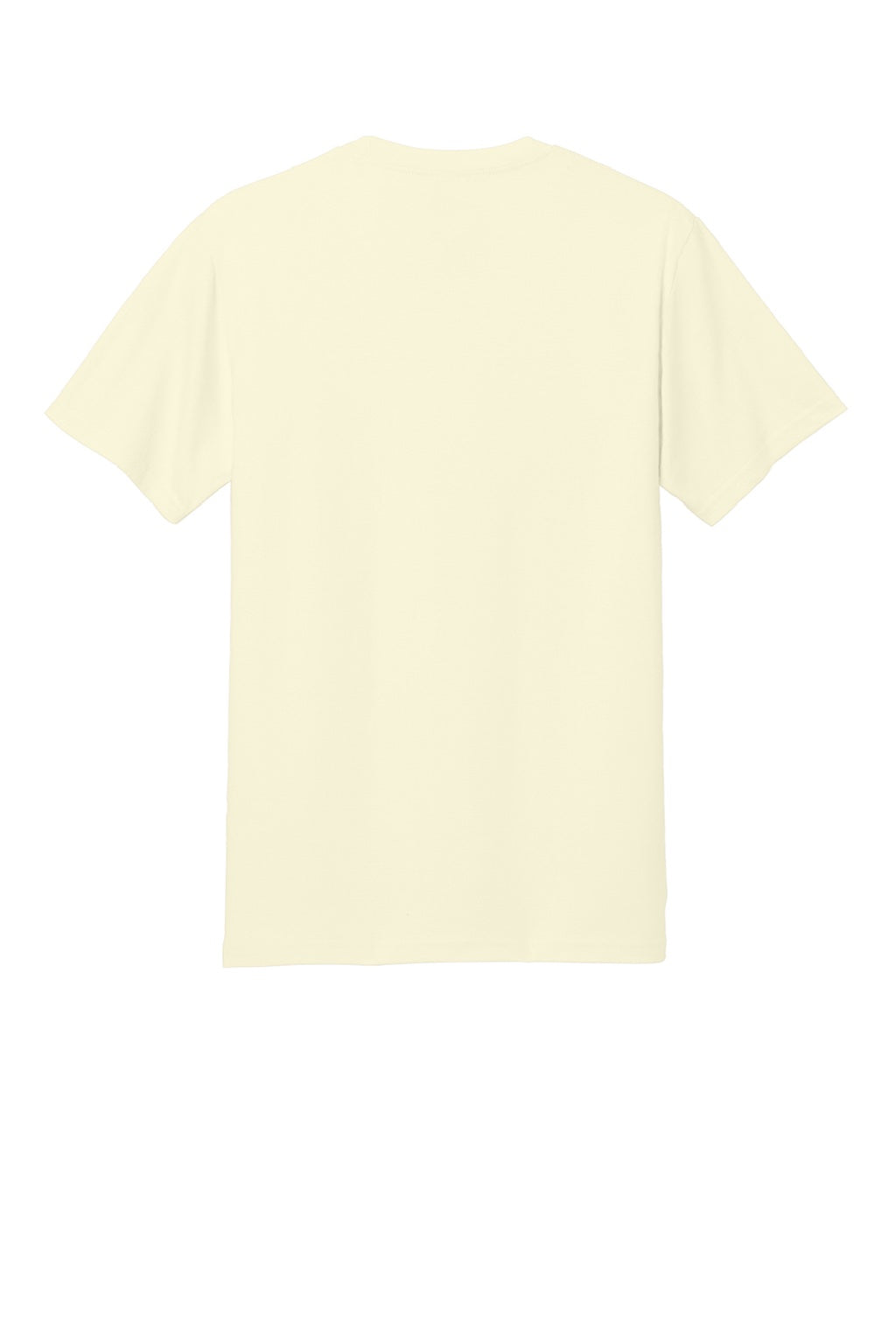 Gildan H000 Mens Hammer Short Sleeve Crewneck T-Shirt Off White Flat Back