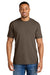 Comfort Colors 1717 Mens Short Sleeve Crewneck T-Shirt Espresso Brown Model Front