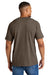 Comfort Colors 1717 Mens Short Sleeve Crewneck T-Shirt Espresso Brown Model Back