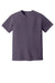 Comfort Colors 1717 Mens Short Sleeve Crewneck T-Shirt Wine Purple Flat Front