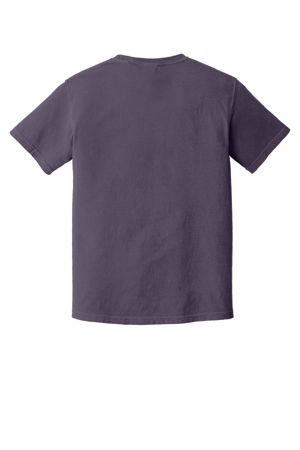 Comfort Colors 1717 Mens Short Sleeve Crewneck T-Shirt Wine Purple Flat Back