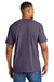 Comfort Colors 1717 Mens Short Sleeve Crewneck T-Shirt Wine Purple Model Back