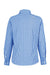Devon & Jones DG536W Womens CrownLux Performance Gingham Long Sleeve Button Down Shirt French Blue/White Flat Back