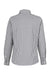 Devon & Jones DG536W Womens CrownLux Performance Gingham Long Sleeve Button Down Shirt Graphite Grey/White Flat Back