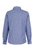 Devon & Jones DG536W Womens CrownLux Performance Gingham Long Sleeve Button Down Shirt Navy Blue/White Flat Back