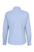 Devon & Jones DG537W Womens CrownLux Performance Microstripe Long Sleeve Button Down Shirt French Blue/White Flat Back