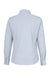 Devon & Jones DG537W Womens CrownLux Performance Microstripe Long Sleeve Button Down Shirt Navy Blue/White Flat Back