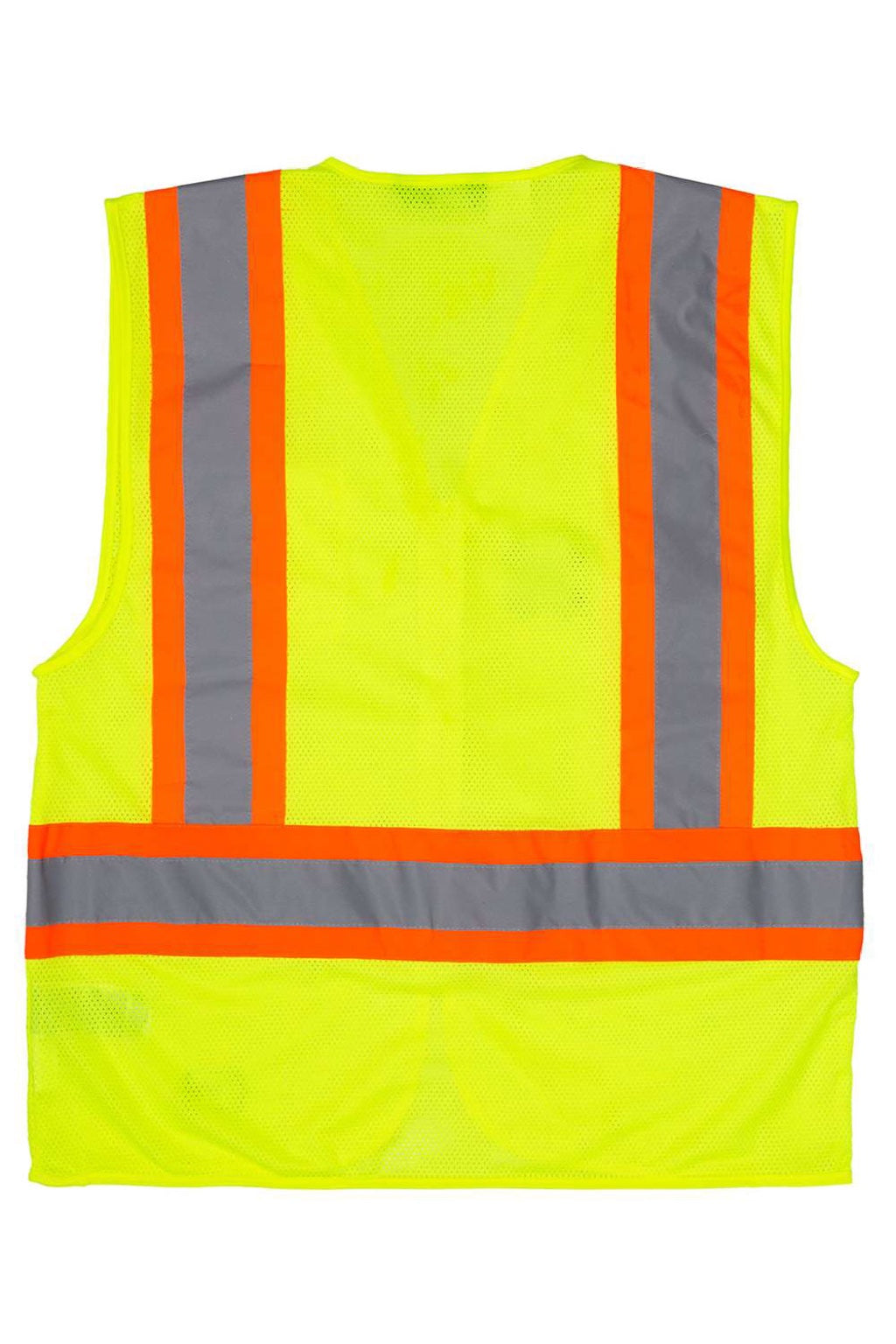Berne HVV046 Mens Hi Vis Class 2 Vest Yellow Flat Back