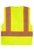 Berne HVV046 Mens Hi Vis Class 2 Vest Yellow Flat Back