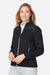 Devon & Jones DG71W Womens Full Zip Club Jacket Black Model Side